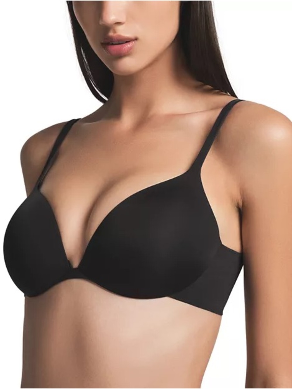 SKIMS Ultimate Teardrop Push Up Bra Black 36D